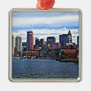 Boston MA - Innerer Hafen Ornament Aus Metall