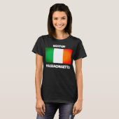 Boston MA Irish Heritage Shirt – Irish Flag (Vorne ganz)