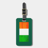 Boston MA Irish Pride – Irish Flag Gepäckanhänger (Vorderseite vertikal)