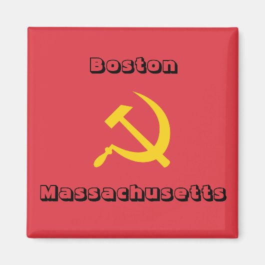 Boston, MA Liberal Progressive City Magnet (Vorne)