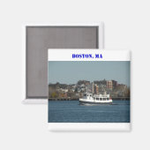 Boston, MA Magnet (Vorderseite/Rückseite)