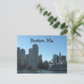 Boston MA Postcard Postkarte (Stehend Vorderseite)