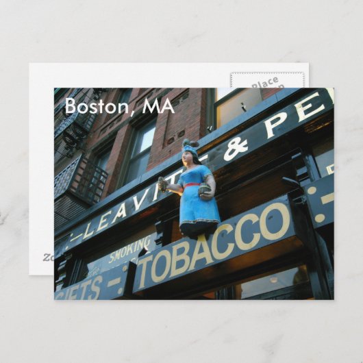 Boston, MA Postkarte (Vorne/Hinten)