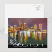 BOSTON MA POSTKARTE (Vorne/Hinten)