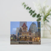 Boston, MA Postkarte (Stehend Vorderseite)