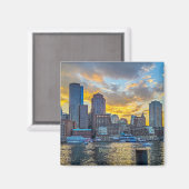Boston, MA skyline, Magnet (Vorderseite/Rückseite)