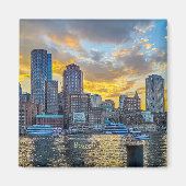 Boston, MA skyline, Magnet (Vorne)