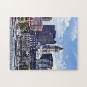 Boston MA - Skyline mit Custom House Tower Puzzle (Horizontal)
