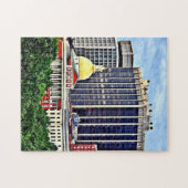 Boston MA - Skyline mit Massachusetts Staat House Puzzle (Horizontal)