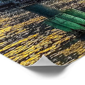 Boston, MA Skyline Poster (Ecke)