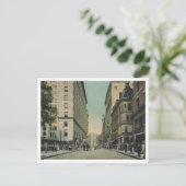 Boston MA, Tremont St View 1909 Postkarte (Stehend Vorderseite)