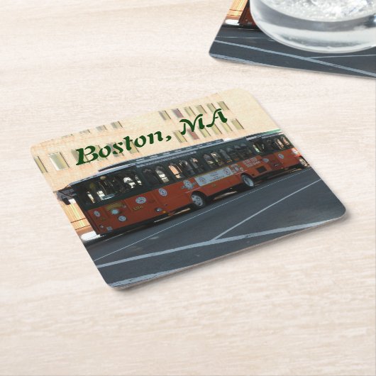 Boston, MA Untersetzer (angewinkelt)