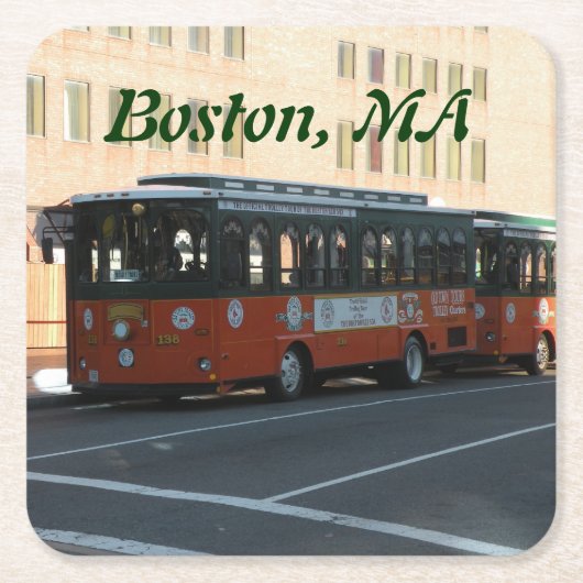 Boston, MA Untersetzer (Vorderseite)