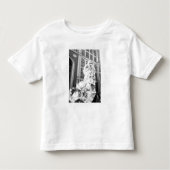 Boston, MA USA, Runner in Foil Boston Marathon Kleinkind T-shirt (Vorderseite)