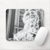 Boston, MA USA, Runner in Foil Boston Marathon Mousepad (Mit Mouse)