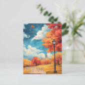 Boston MA USA Travel Postkarte (Stehend Vorderseite)