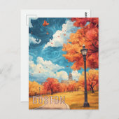 Boston MA USA Travel Postkarte (Vorne/Hinten)