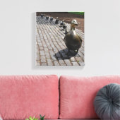 Boston macht Platz für Ducklings Leinwanddruck (Insitu (Wohnzimmer))
