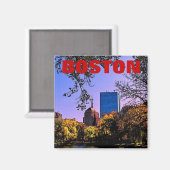 Boston Magnet (Vorderseite/Rückseite)
