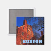Boston Magnet (Vorderseite/Rückseite)