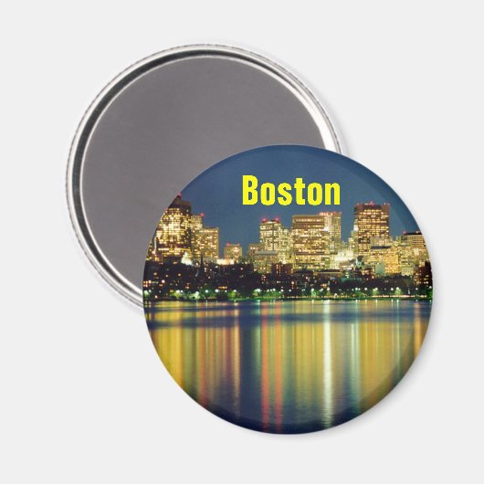 Boston-Magnet Magnet (Vorderseite/Rückseite)