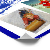 Boston & Maine Eisenbahn Schneefahrplaner Poster (Ecke)