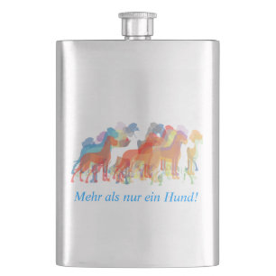 Boston Mantel Deutsche Dogge Flachmann