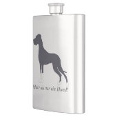 Boston Mantle Great Dane Flachmann (Links)