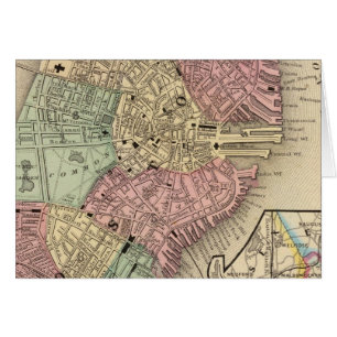 Boston Map by Mitchell