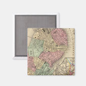 Boston Map by Mitchell Magnet (Vorderseite/Rückseite)