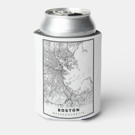 Boston Map Dosenkühler (Kanne Rückseite)