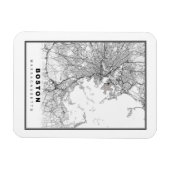 Boston Map Magnet (Horizontal)