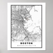 Boston Map Poster (Vorne)