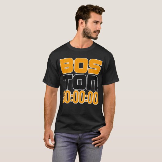 Boston | Marathon Runner T-Shirt (Vorne ganz)