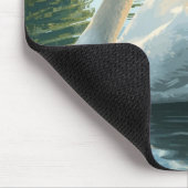 Boston, Mass. Public Garden Schwan-Mauspad Mousepad (Ecke)