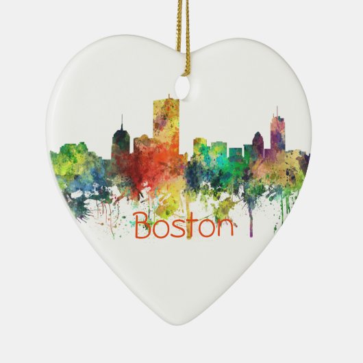 BOSTON-MASS.-SKYLINE-SP - KERAMIKORNAMENT (Rechts)