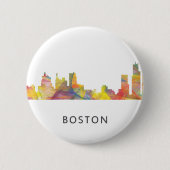 BOSTON-MASS.-SKYLINE WB1- BUTTON (Vorderseite)