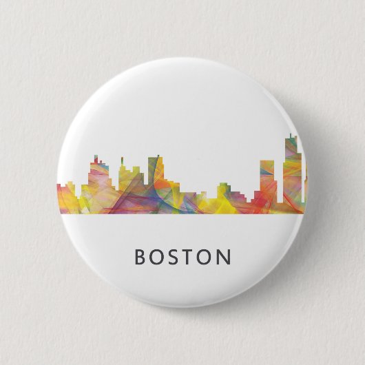 BOSTON-MASS.-SKYLINE WB1- BUTTON (Vorderseite)