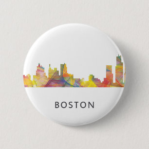 BOSTON-MASS.-SKYLINE WB1- BUTTON
