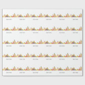 BOSTON-MASS.-SKYLINE WB1- GESCHENKPAPIER (Flach)