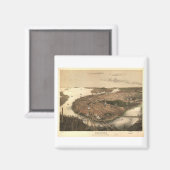 Boston, Massachusetts 1877 Magnet (Vorderseite/Rückseite)