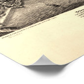 Boston Massachusetts 1880 Antike Panoramabalkarte Poster (Ecke)