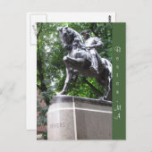 Boston, Massachusetts #1 Postkarte (Vorne/Hinten)