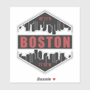 Boston Massachusetts Aufkleber