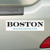 Boston Massachusetts Autoaufkleber (Auf Auto)