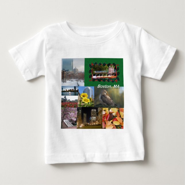 Boston, Massachusetts Baby T-shirt (Vorderseite)