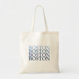 Boston Massachusetts, Blau und Blau Tragetasche