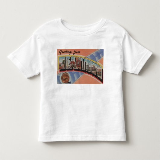 Boston, Massachusetts (Bohnen-Stadt) Kleinkind T-shirt (Vorderseite)