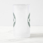 Boston Massachusetts - böses pissah Mattglas Bierglas (Mittel)