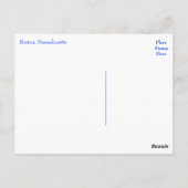 Boston, Massachusetts - Boston Gardens Post Card Postkarte (Rückseite)